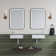 HOROW 9.75'' Ceramic Rectangular Hole Wall Mount Bathroom Sink