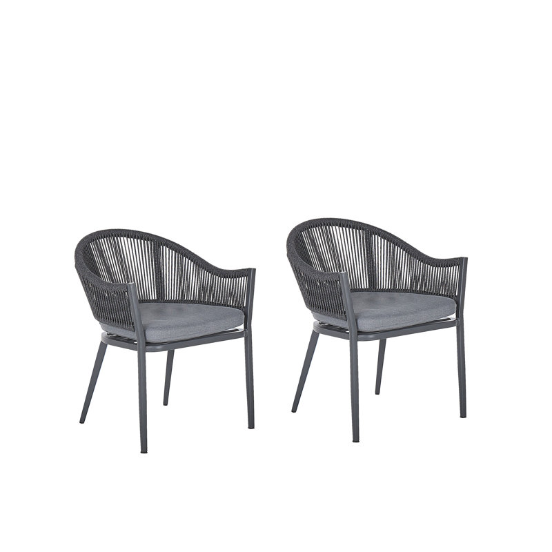 Hangah Patio Dining Armchair with Cushion