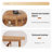 Burlywood Rectangular Solid Wood desk-742155598