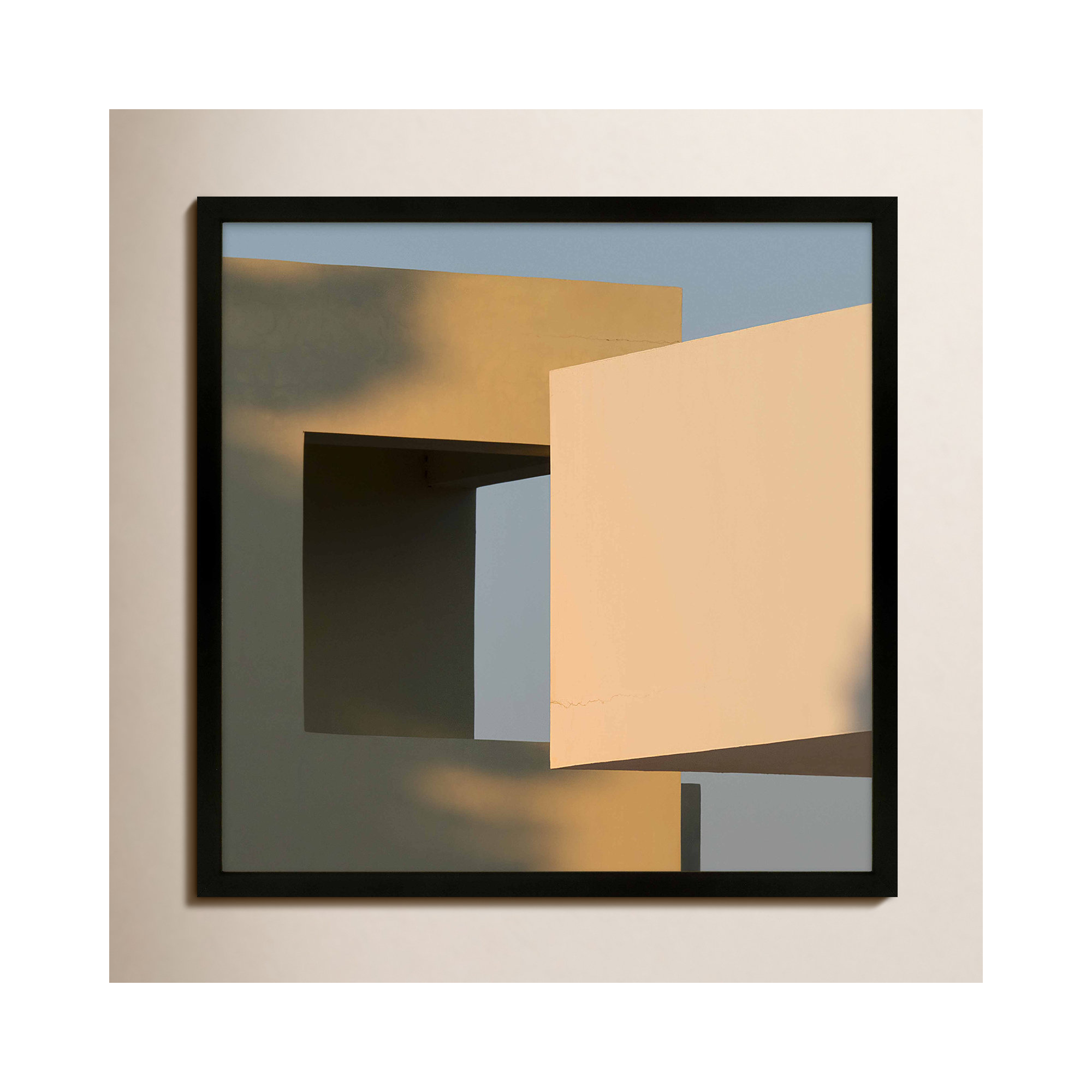 In the Shade by Svetlana Smirnova - Framed Wall Art, 24" H x 24" W, Black
