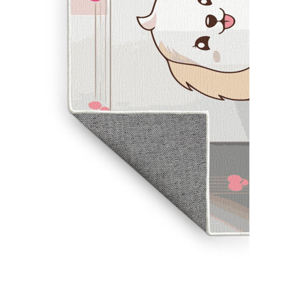 Harriet Bee Washable Cute Animals Kids Rug