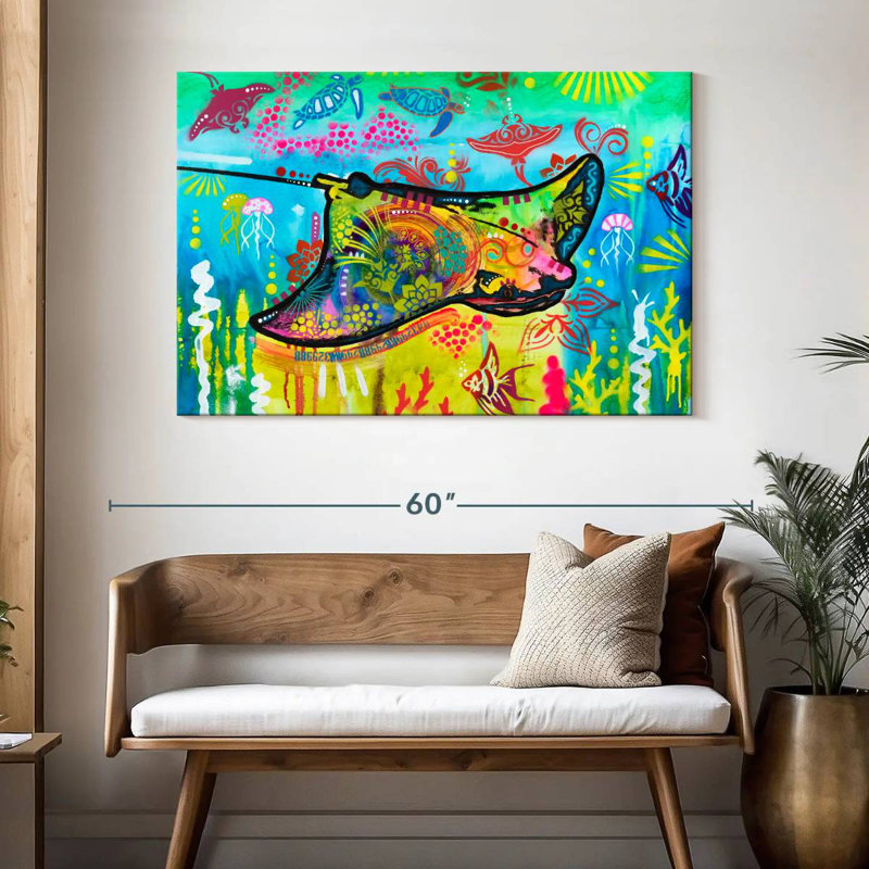Brampt Sting Ray, 32" H x 48" W