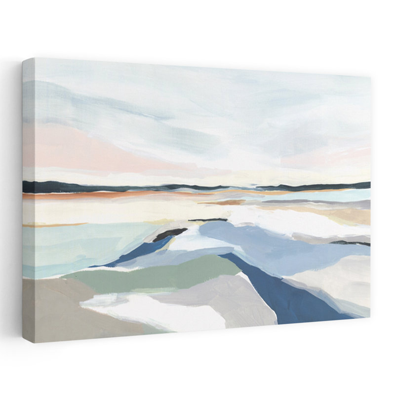 «Seaside Day I», art moderne de coquillages côtiers et coraux, H 24 po x l 16 po