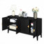 Buffet 4 portes avec tablette réglable