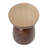 Giliana 13 in. W Round Solid Wood Side Table