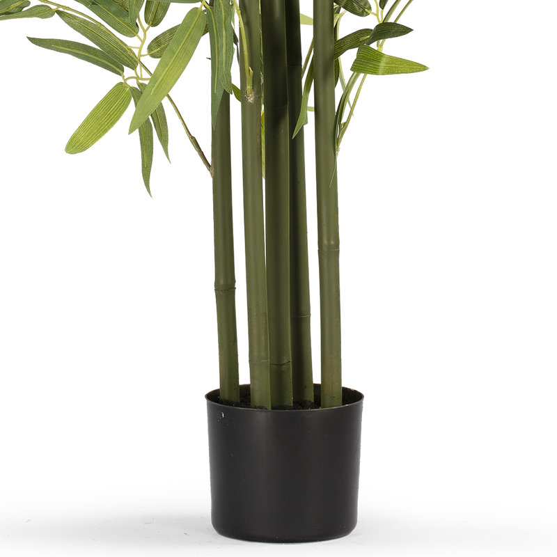 Artificial Bamboo Tree In Nursery Pot, 60" H x 28" W x 28" D
