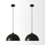Pendentif Dileo simple, noir (lot de 2)-1085966419-1108933243-1291021000