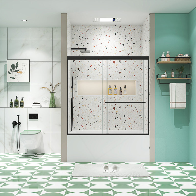 Durable Bypass Sliding Shower Door