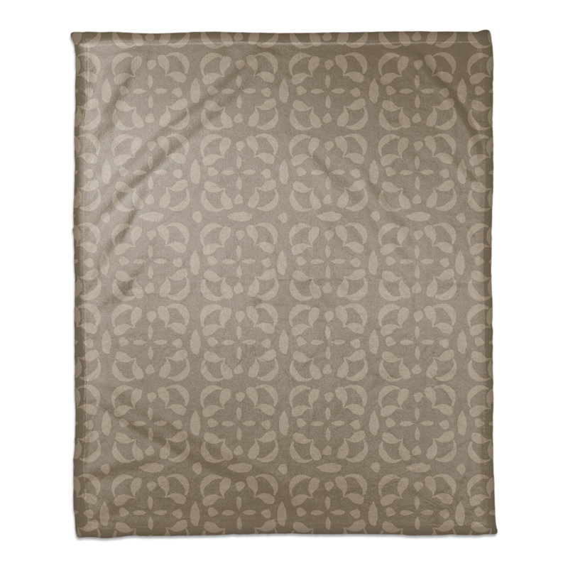 Hand Woven Throw Blanket, Brown