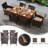 Nahtanha 6-Person Metal Patio Dining Set-124291706