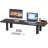 Dual Monitor Stand Riser, 32.28Inch Large Monitor Stands For 2 Monitors, Computer Monitor Stand, Wooden Desktop Oraganizer Shelf For Office Desk Computer,TV,Laptop