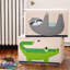 3 Sprouts  - Toy Chest Storage Box for Kids Playroom, Sloth