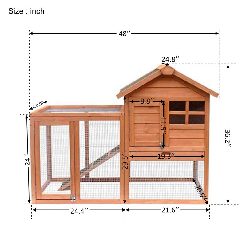 Americus Weather Resistant Rabbit Hutch