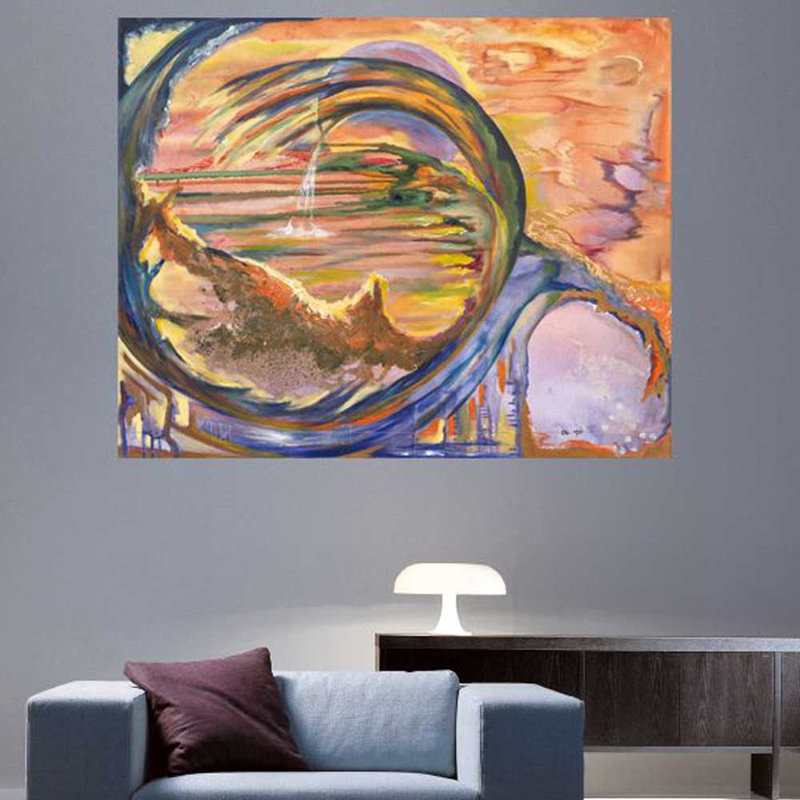 Adhésif décoratif Yosi Amir, H 48 po x l 38 po