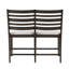 Mobilier de salle à manger de style classique à finition espresso foncé à hauteur de comptoir et banc 1pc-391664891