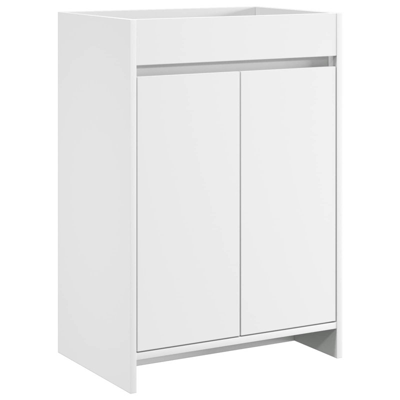 56cm Bathroom Vanity Base Only, White