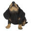 Statue de chiot teckel