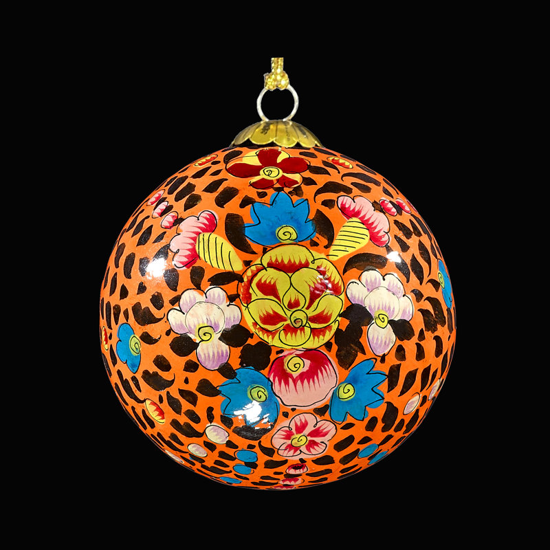 Tiger Blooms Bauble
