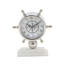 Coastal Analogue Tabletop Clock in Silver-796321750