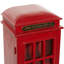 Wooden Vintage London Booth 3 Shelf Telephone Room Storage Unit