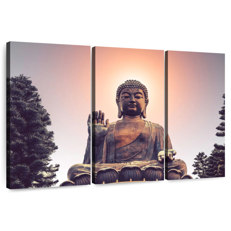 Adella Tian Tan Giant Buddha, 48" H x 74" W