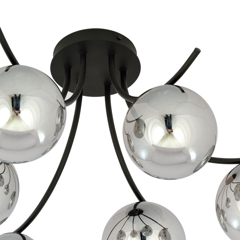 Abdimajid 6 - Light Sputnik Chandelier, Graphite