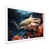 White Single Picture Framed