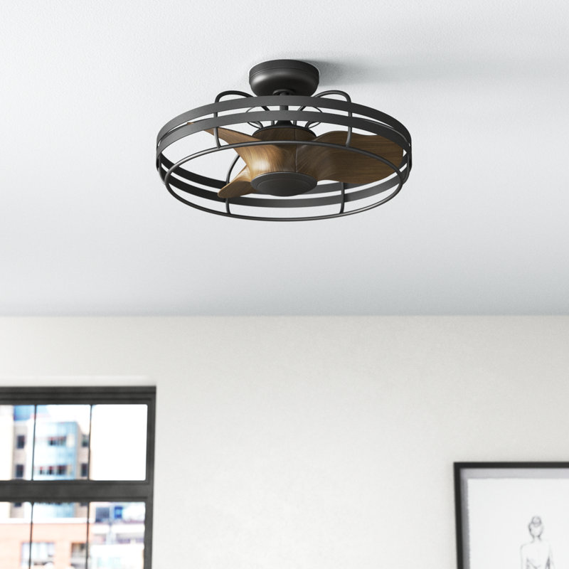 Ventilateur de plafond à 3 pales avec télécommande , Graphite