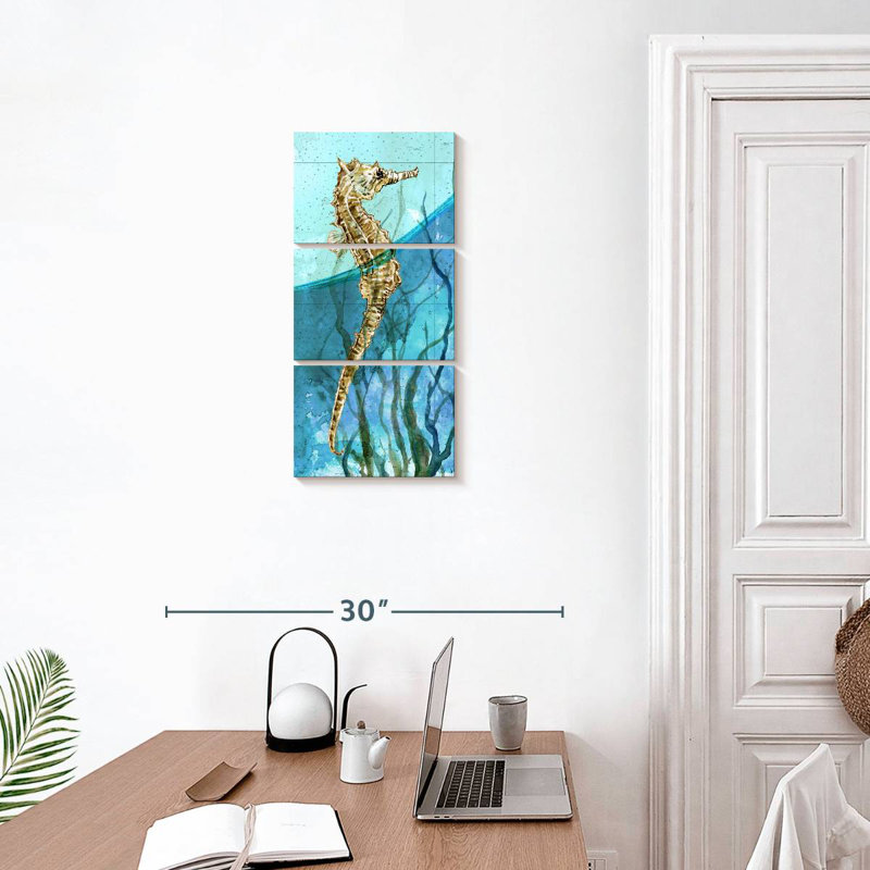 Atlantic Seahorse, 27" H x 12" W