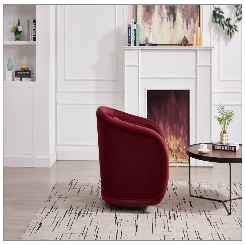 Chaises d'appoint pour le salon, Rouge vin
