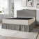 Tawnya 8'' Wood Box Spring with Black Linen Cover