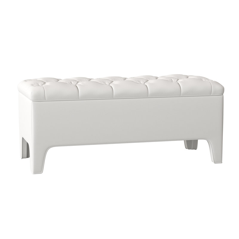Lincoln Upholstered Storage Bench, 19" H x 72" W x 19" D, Auden Toast