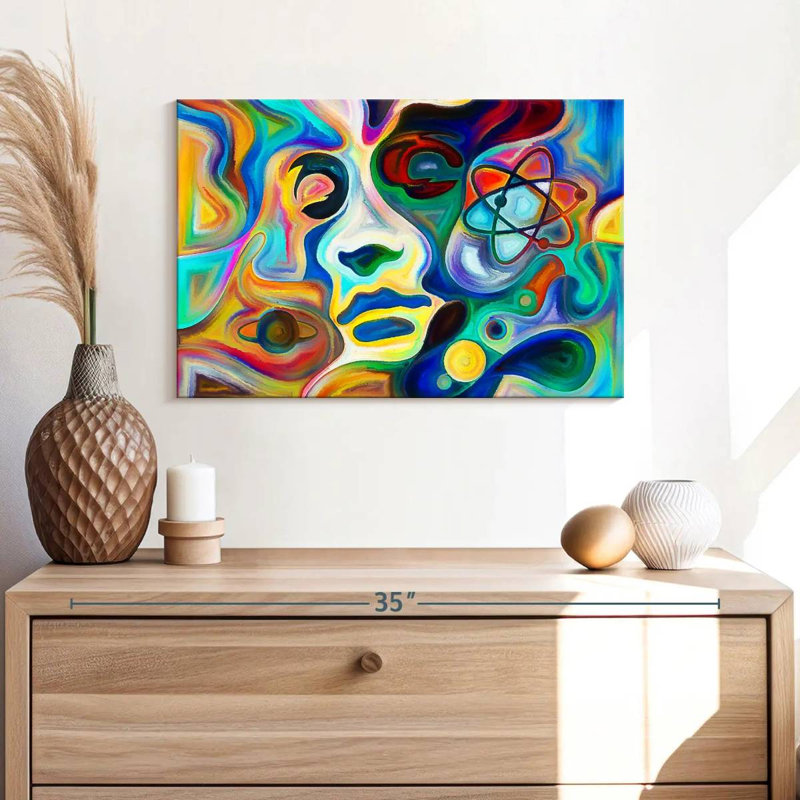 Avery Abstract Galaxy, 16" H x 24" W