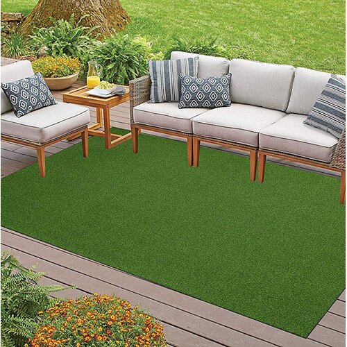 Ambient Rugs Artificial Grass Turf & Reviews | Wayfair