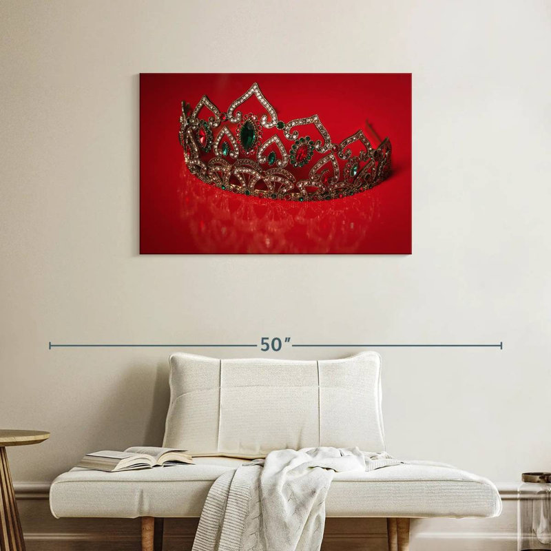 Couronne de princesse élégante Kerner, H 24 po x l 36 po