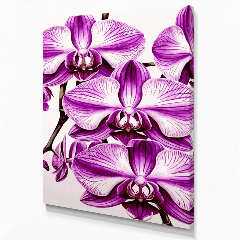 Watercolor Botanical Beige Canvas Wall Art, 20" H x 24" W