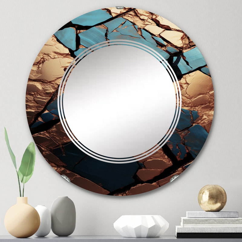 Miroir mural rond Daiwa, 24 po x 24 po