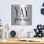 «Yay, You'Re Here!» par Imparfect Dust, art mural en métal, 12 po x 12 po-106052442