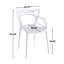 Chaise en plastique 4 pièces-805004698