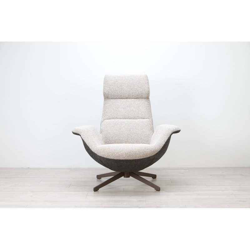 Chaise longue pivotante en polyester de 37 po de largeur Rutherford