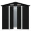 Garden Storage Shed Steel 204x132x186 cm-1710462133