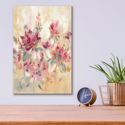 «Floral Reflections I» par Silvia Vassileva, art mural en verre acrylique