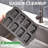 2 Pack Mini Loaf Baking Pans 8-Cavity, Nonstick Small Cornbread Pan, Tiny Banana Bread Pan Set, Heavy Duty Brownie TIn, Dark Grey