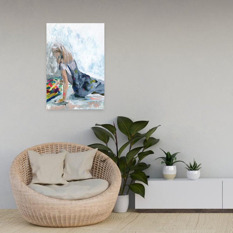 Art Studio Abstract Art contemporain, H 24 po x l 16 po