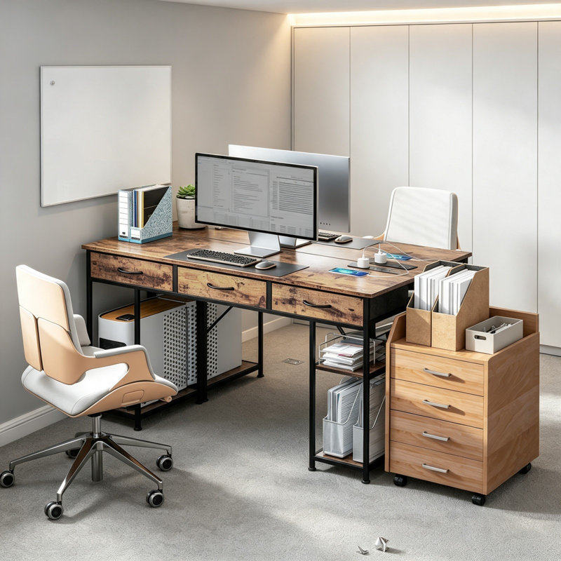 Steel Computer Desk