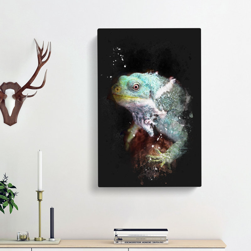 Fiji Iguana - Wrapped Canvas, 91cm H x 60cm W x 3cm D