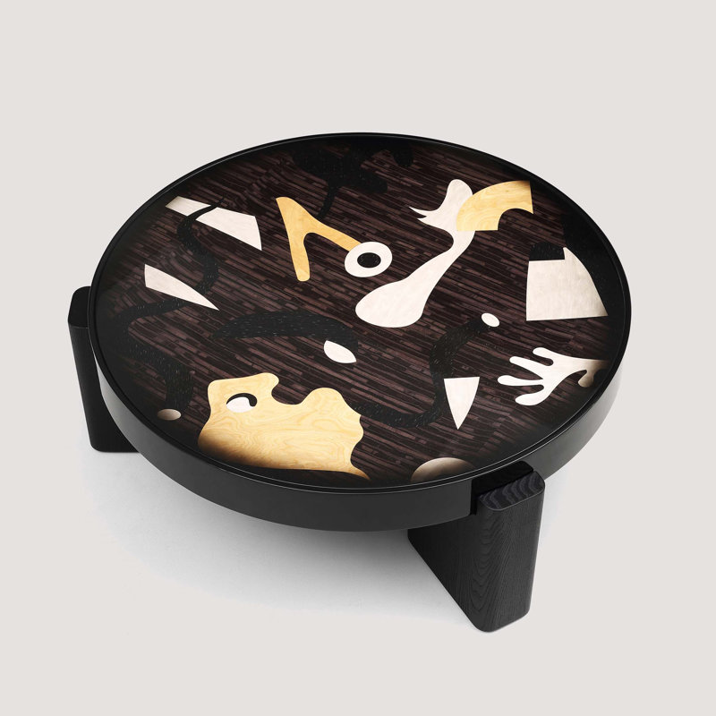 Artistic Italian Coffee Table with Eco-Friendly Design