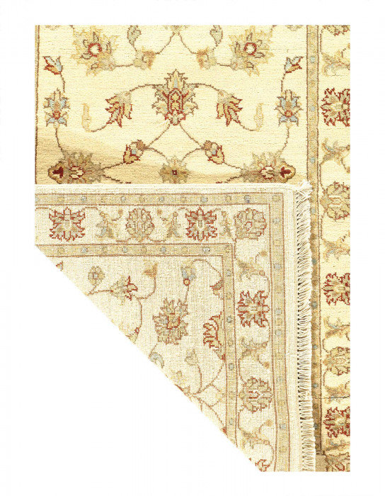 Tapis en laine d'agneau unique 11 pi 9 po x 2 pi 7 po Jaimini