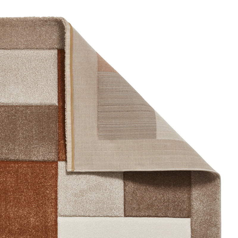 Winterport area rug Machine Woven Beige, Rectangle 80 x 150cm