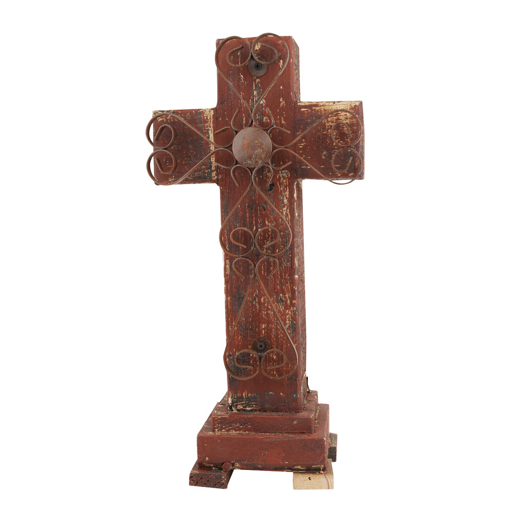 Woodacre Religious & Spiritual Figurines & Sculptures Fleur De Lis Living 